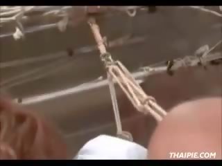 Extreme Asian Multiple Toy Masturbation And Suspension