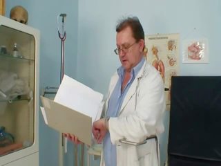 Hairy Hoo Hoo Grandma Visits Pervy Female MD