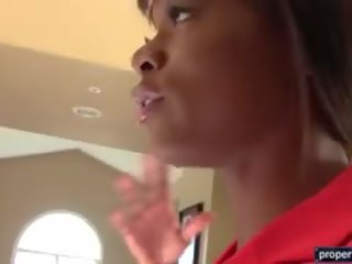 Gorgeous Round Ass Chocolate Realtor Fucks The Potential Buyer